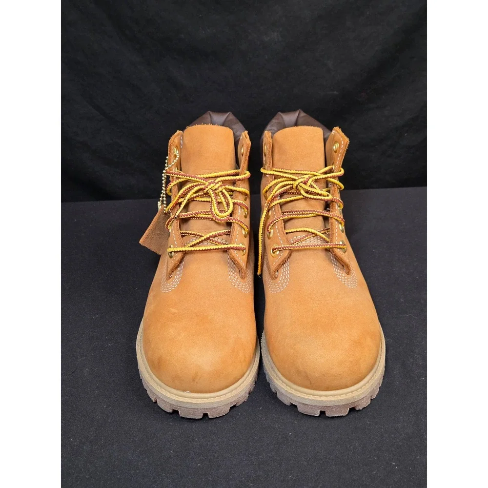 Timberland‎ Kids Premium 6 Inch Waterproof Boots Wheat Nubuck 12709 Size 1M